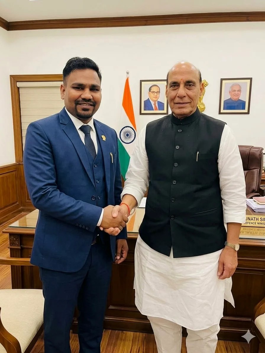 Surya Kant Jha — Formal business leadership meeting